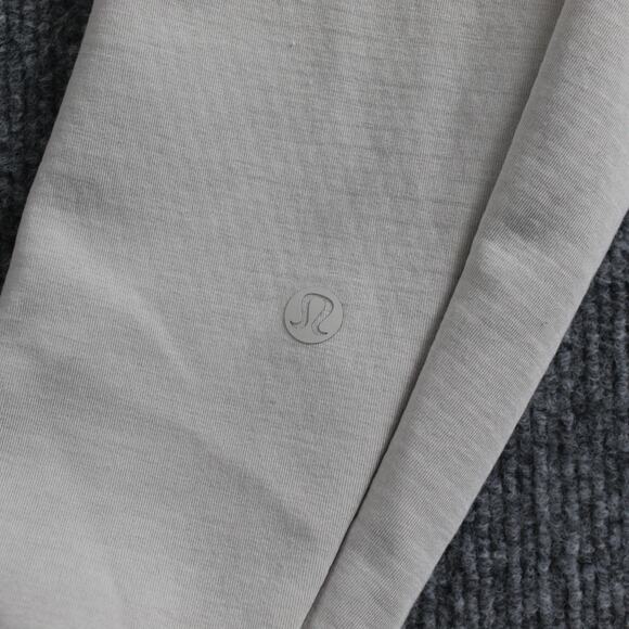 Lululemon Hoodie Men Small GridLiner Fleece Heathered Grey Pullover Athletic - Picture 2 of 9